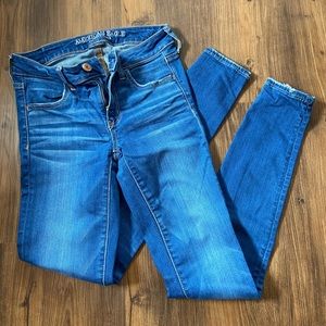American Eagle low-rise skinny jeans